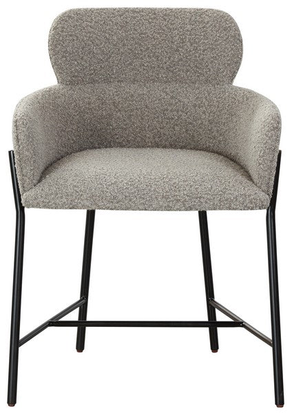 Safavieh Charlize Velvet Dining Chair - Light Gray | Dining Chairs | Modishstore - 2