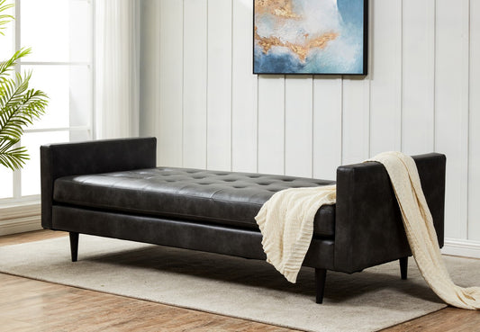 Safavieh Francine Upholstered Bench - Gray | Benches | Modishstore