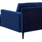 Safavieh Curtis Tufted Chaise - Navy | Lounge Chairs | Modishstore - 5