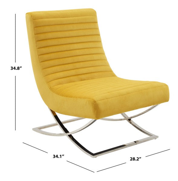 Safavieh Ramsay Tufted Velvet Chair | Accent Chairs | Modishstore - 15