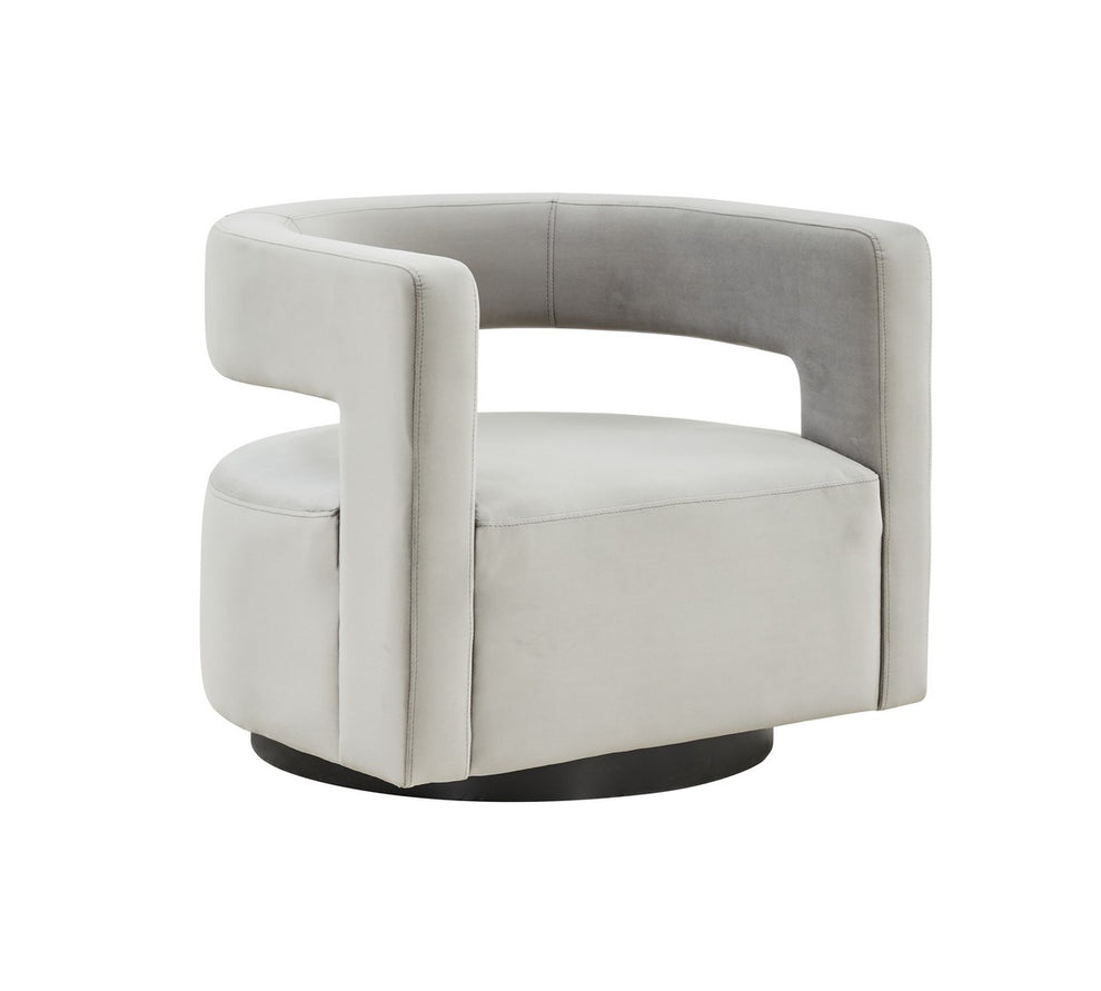 Safavieh Edgar Velvet  Swivel Chair | Accent Chairs | Modishstore - 8