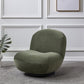 Safavieh Stevie Boucle Accent Chair - Olive Green | Accent Chairs | Modishstore