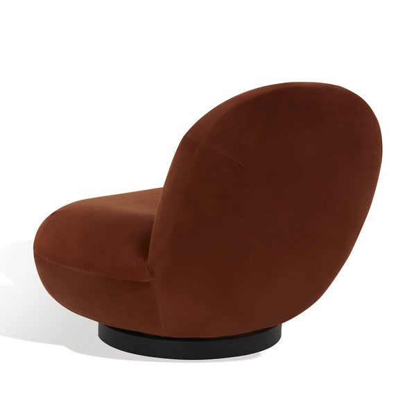Safavieh Stevie Boucle Accent Chair - Rust | Accent Chairs | Modishstore - 5