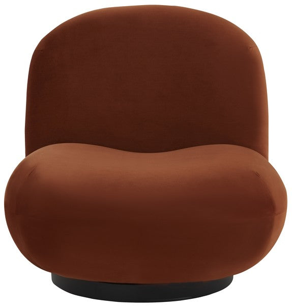 Safavieh Stevie Boucle Accent Chair - Rust | Accent Chairs | Modishstore - 2
