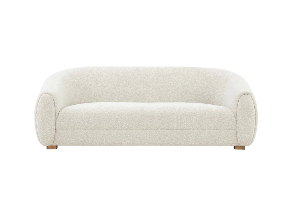 Safavieh Emiliana Boucle Sofa - Ivory | Sofas | Modishstore - 2