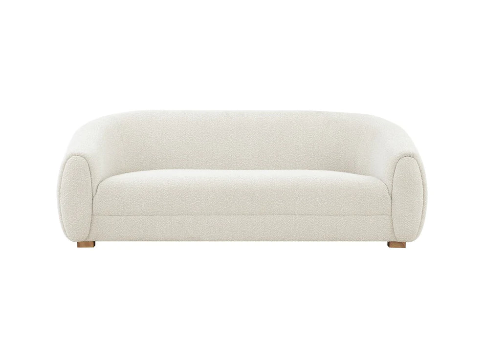 Safavieh Emiliana Boucle Sofa - Ivory | Sofas | Modishstore - 2