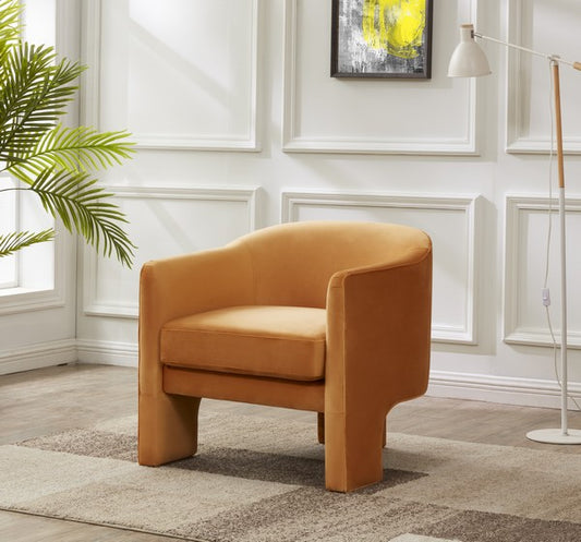 Safavieh Londyn Accent Chair - Pumpkin | Accent Chairs | Modishstore