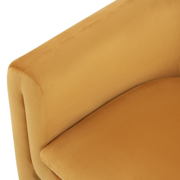Safavieh Laylette Accent Chair - Pumpkin | Accent Chairs | Modishstore - 4