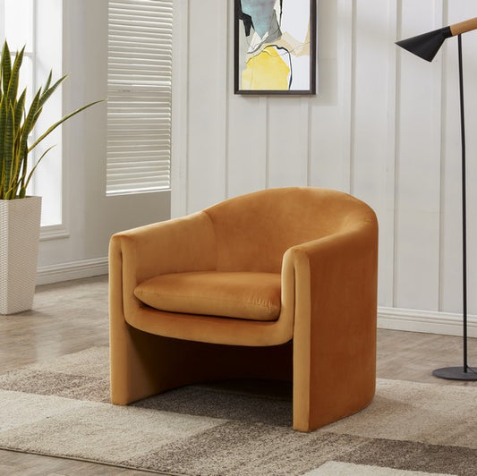 Safavieh Laylette Accent Chair - Pumpkin | Accent Chairs | Modishstore