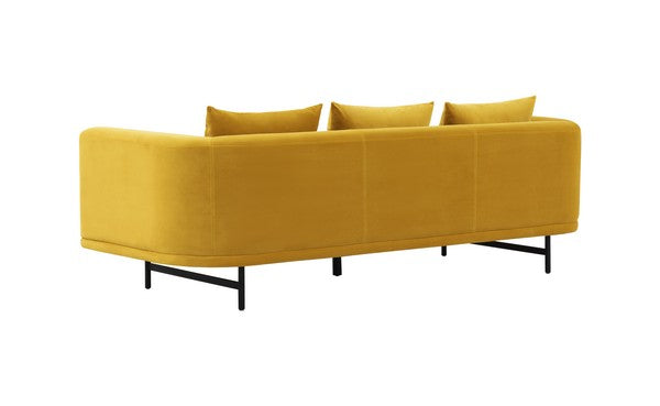 Safavieh Marcy Velvet Sofa - Chartreuse | Sofas | Modishstore - 3