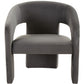 Safavieh Roseanna Modern Accent Chair - Dark Gray | Accent Chairs | Modishstore - 2