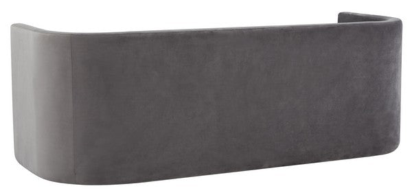 Safavieh Rosabeth Curved Sofa - Slate Gray | Sofas | Modishstore - 5