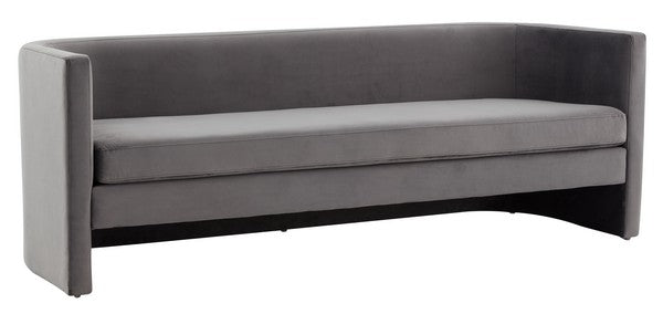 Safavieh Rosabeth Curved Sofa - Slate Gray | Sofas | Modishstore - 3