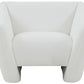 Safavieh Stefanie Modern Accent Chair - White | Accent Chairs | Modishstore - 2