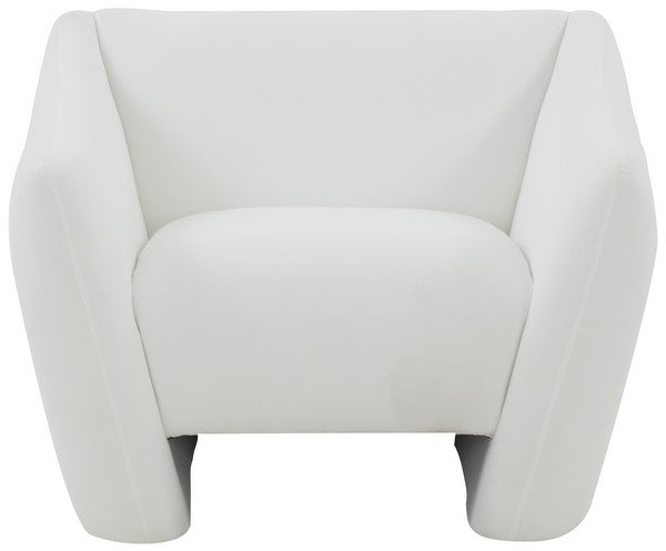 Safavieh Stefanie Modern Accent Chair - White | Accent Chairs | Modishstore - 2