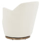 Safavieh Christian Swivel Accent Chair - Ivory | Accent Chairs | Modishstore - 3