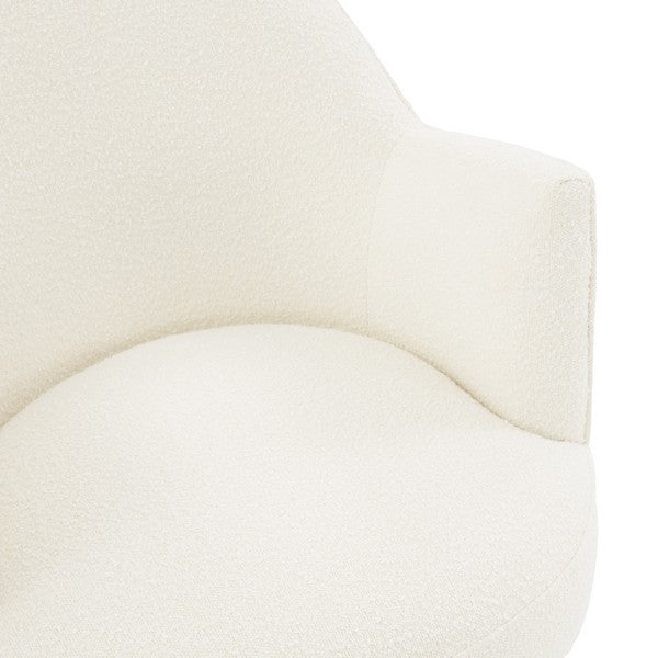 Safavieh Christian Swivel Accent Chair - Ivory | Accent Chairs | Modishstore - 5