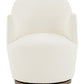 Safavieh Christian Swivel Accent Chair - Ivory | Accent Chairs | Modishstore - 2