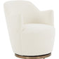 Safavieh Christian Swivel Accent Chair - Ivory | Accent Chairs | Modishstore - 4