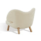 Safavieh Felicia Contemporary Chair - Ivory | Accent Chairs | Modishstore - 5
