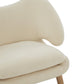 Safavieh Felicia Contemporary Chair - Ivory | Accent Chairs | Modishstore - 4