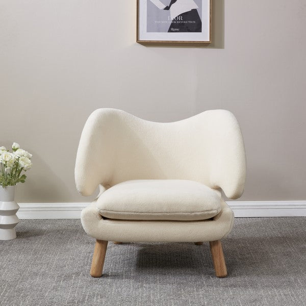 Safavieh Felicia Contemporary Chair - Ivory | Accent Chairs | Modishstore