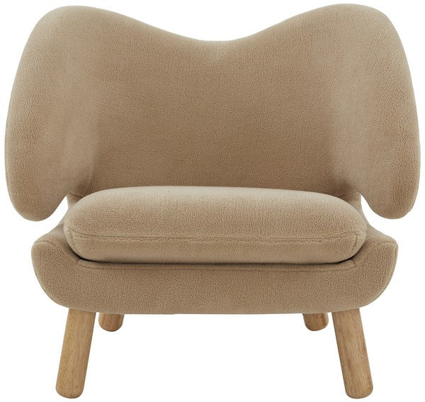 Safavieh Felicia Contemporary Chair - Tan | Accent Chairs | Modishstore - 2