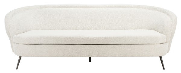 Safavieh Maryssa Curved Back Sofa - Ivory | Sofas | Modishstore - 2
