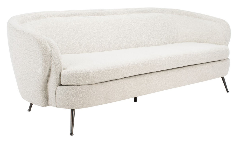 Safavieh Maryssa Curved Back Sofa - Ivory | Sofas | Modishstore - 3