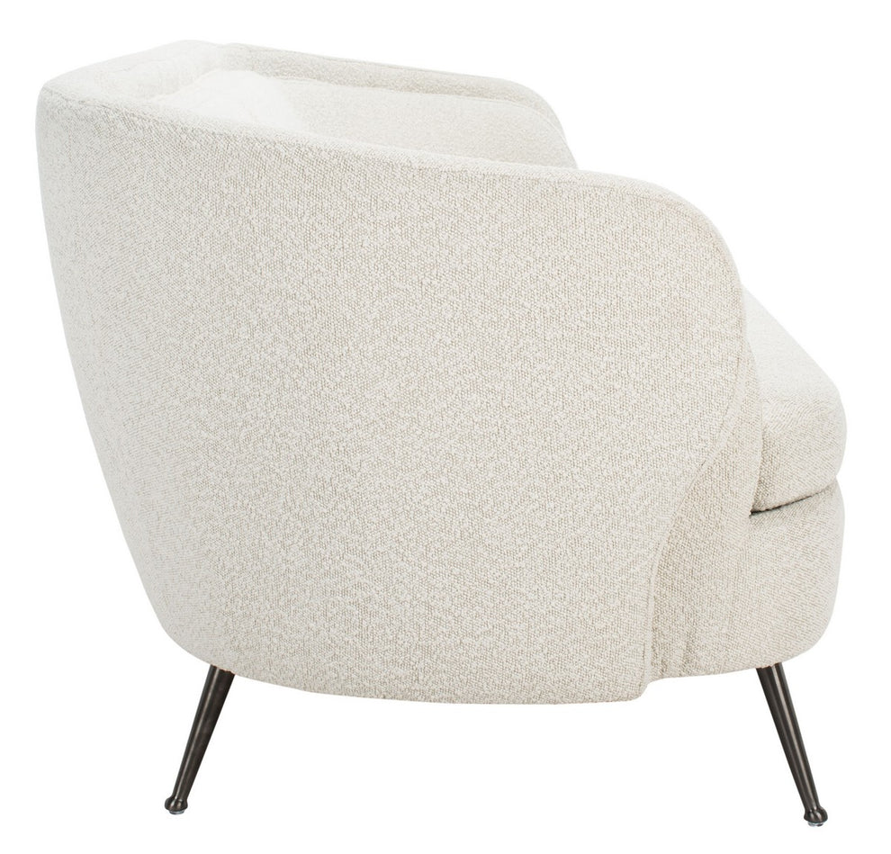 Safavieh Maryssa Curved Back Sofa - Ivory | Sofas | Modishstore - 5