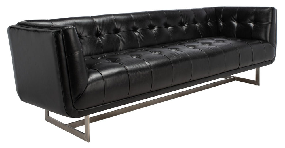Safavieh Mcneill Tufted Sofa - Black | Sofas | Modishstore - 3