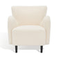 Safavieh Rayanne Modern Wingback Chair - Ivory | Accent Chairs | Modishstore - 2