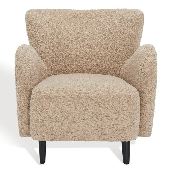 Safavieh Rayanne Modern Wingback Chair - Light Brown | Accent Chairs | Modishstore - 2