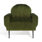Safavieh Josh Channel Tufted Chair - Forest Green | Accent Chairs | Modishstore - 2