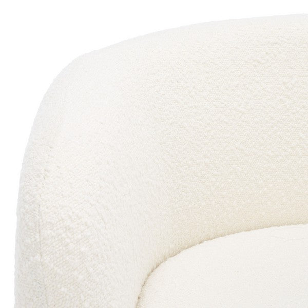 Safavieh Kellyanne Modern Dining Chair - Ivory | Accent Chairs | Modishstore - 4