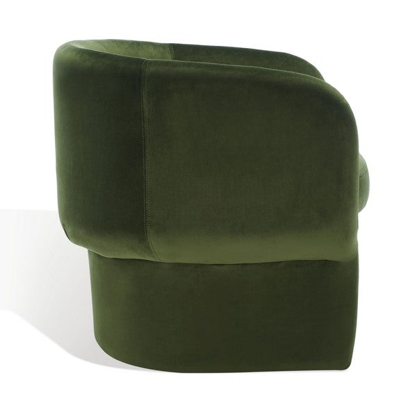 Safavieh Kellyanne Modern Dining Chair - Forest Green | Accent Chairs | Modishstore - 4