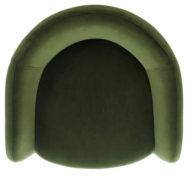 Safavieh Kellyanne Modern Dining Chair - Forest Green | Accent Chairs | Modishstore - 5