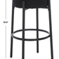Safavieh Paisleigh Metal Leg Barstool - Black | Bar Stools | Modishstore - 5