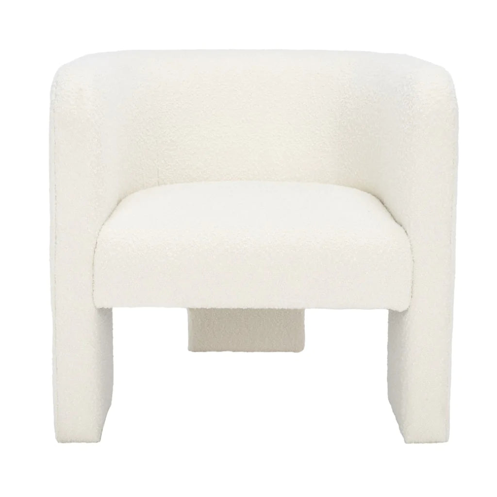 Safavieh Sammie 3 Leg Accent Chair - Ivory | Accent Chairs | Modishstore - 5