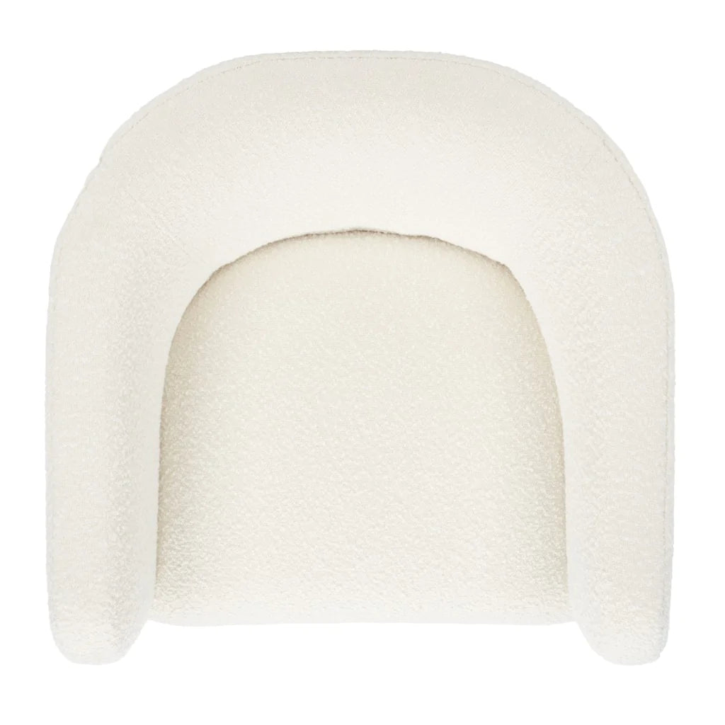 Safavieh Sammie 3 Leg Accent Chair - Ivory | Accent Chairs | Modishstore - 9