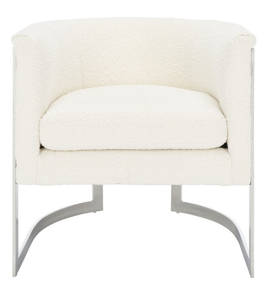 Safavieh Gabby Barrel Back Accent Chair - Ivory | Accent Chairs | Modishstore - 2