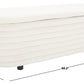 Safavieh Jaymie Storage Bench - Ivory | Ottomans | Modishstore - 3