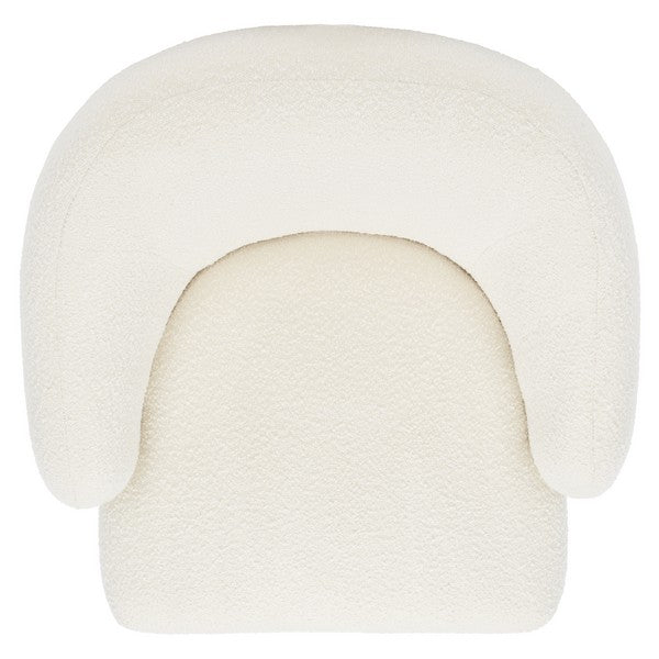 Safavieh Fabiano Boucle Accent Chair - Ivory | Accent Chairs | Modishstore - 5