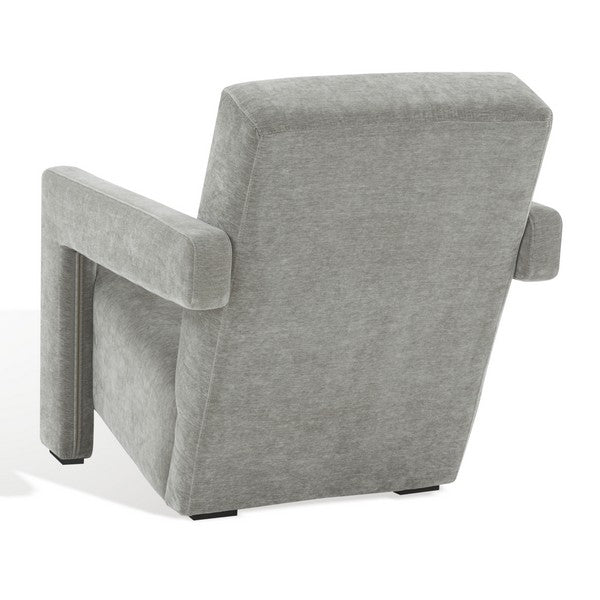 Safavieh Taylor Modern Velvet Acc Chair - Gray | Accent Chairs | Modishstore - 4
