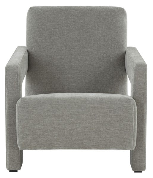 Safavieh Taylor Modern Velvet Acc Chair - Gray | Accent Chairs | Modishstore - 2