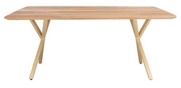 Safavieh Barron Rectangle Dining Table - Natural | Dining Tables | Modishstore - 2