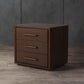 Safavieh Rosey 3 Drawer Wood Nightstand - Brown | Nightstands | Modishstore