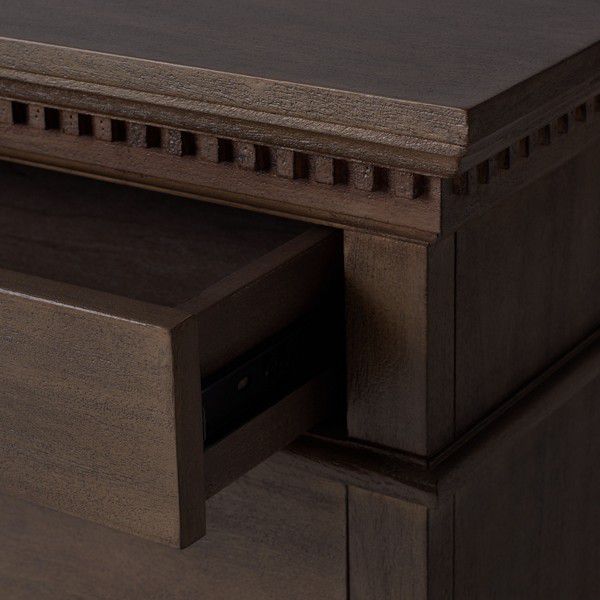 Safavieh Allisyn 3 Drawer Wd Nightstand - Light Brown | Nightstands | Modishstore - 5