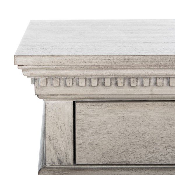 Safavieh Allisyn 3 Drawer Wd Nightstand - Light Gray | Nightstands | Modishstore - 4