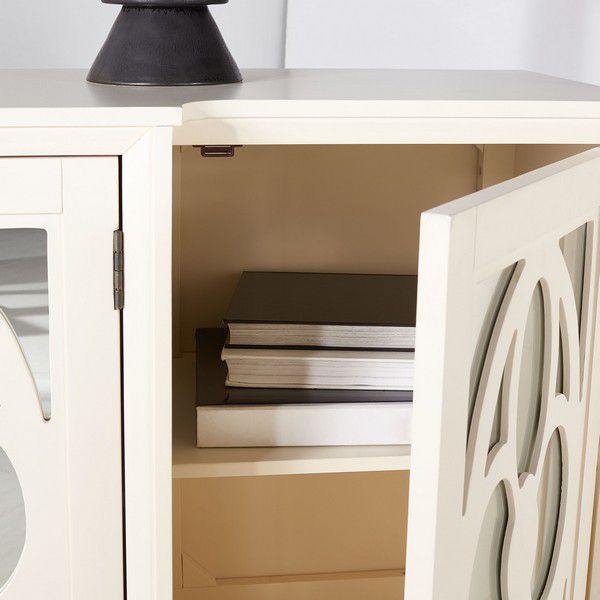 Safavieh Madeleine Mirrored Sideboard - White | Sideboards | Modishstore - 3